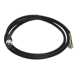 Cables GPIO con conector circular Hirose HR25 de 8 pines