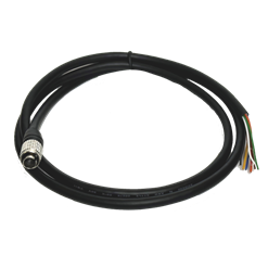 Cable GPIO con conector circular Hirose HR25 de 8 pines