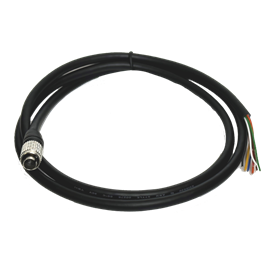 Cables GPIO con conector circular Hirose HR25 de 8 pines