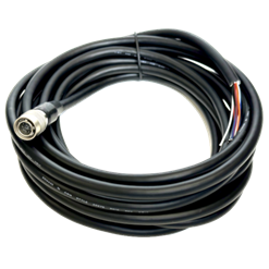 Cable GPIO con conector circular Hirose HR10 de 12 pines