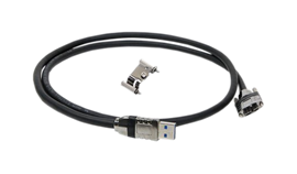 USB 3.1 Locking Cables (Cast Metal Connectors)